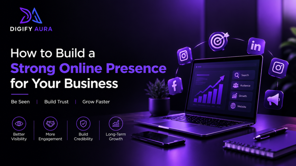 online presence for business